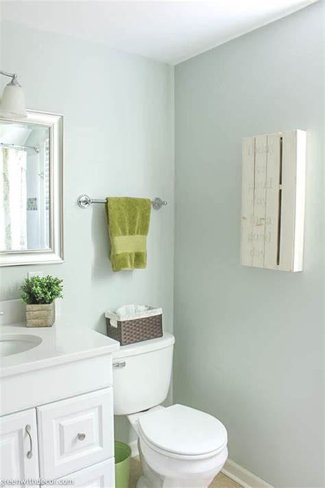 Sea Salt by Sherwin Williams (paint color series) - Green With Decor | Bathroom colors ...