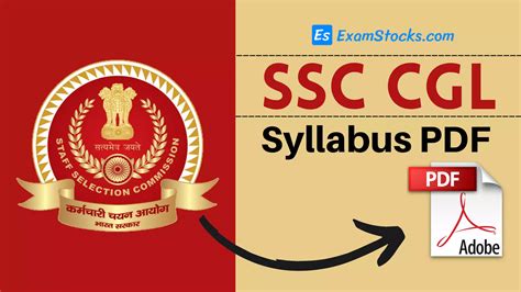 SSC CGL Syllabus PDF 2022 For Tier 1 and Tier 2 Exams, In Detail - Exam Stocks