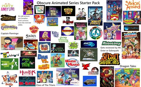 Obscure Animated Series Starter Pack | /r/starterpacks | Starter Packs | Know Your Meme