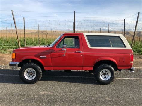 1987 ford bronco custom 351 v8 carbureted new suspension parts bfg tires for sale - Ford Bronco ...