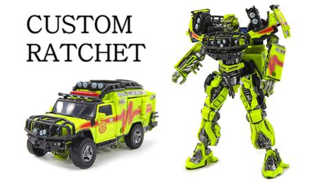 Transformers Movie Studio Series Custom Deluxe Ratchet Ambulance Car ...