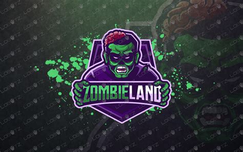 Zombie Mascot Logo | Zombie eSports Logo For Sale - Lobotz LTD