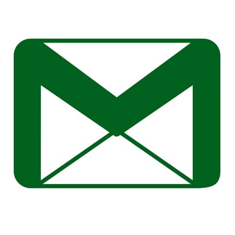 Gmail icon (png logo) green