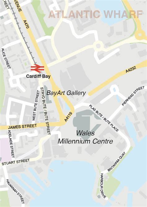 Cardiff Bay map example – Maproom