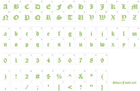 Download Free Font Old English Text MT