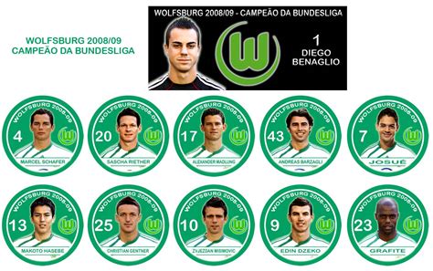 Tribuna do Botão: Wolfsburg 2008/09 - Campeão da Bundesliga