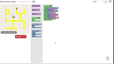 blockly games maze level 9 - lia-morine