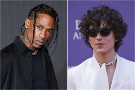 Travis Scott maybe called out Timothée Chalamet in new song - Los ...