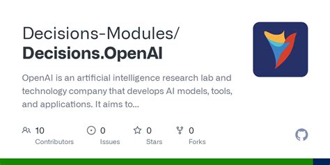 GitHub - Decisions-Modules/Decisions.OpenAI: This module contains branches for Decisions version ...