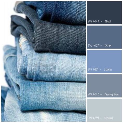 Bathroom colors blue, Denim blue paint, Blue paint colors