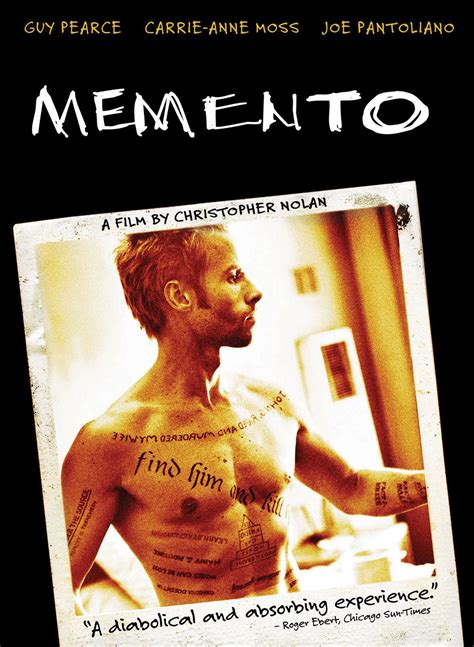 Amnésia(Memento) 2000 Direção: Christopher Nolan | Christopher nolan ...