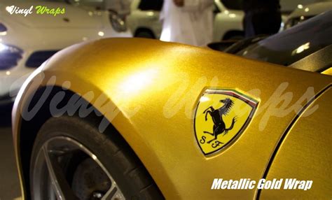 Metallic Gold Vinyl Wrap – vinylwraps