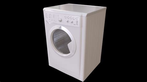 Indesit washing machine 3D model - TurboSquid 1539271