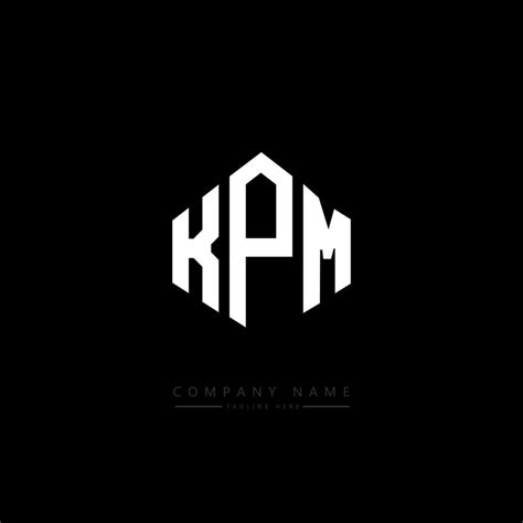 KPM letter logo design with polygon shape. KPM polygon and cube shape logo design. KPM hexagon ...