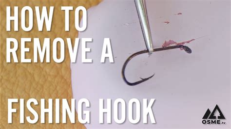 How to Remove a Fishing Hook | Fishing | OSMEtv - YouTube