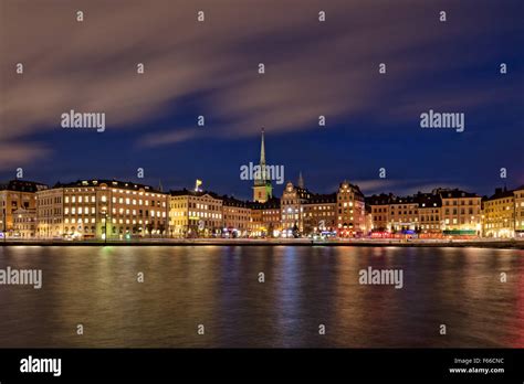 Stockholm gamla stan night hi-res stock photography and images - Alamy