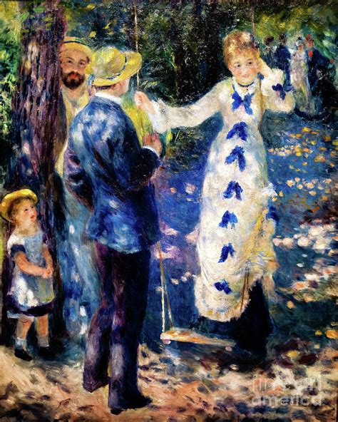 The Swing by Renoir Painting by Auguste Renoir