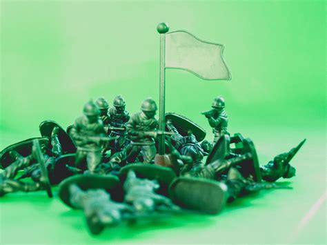 Green Plastic Toy Soldiers Free Stock Photo - Public Domain Pictures