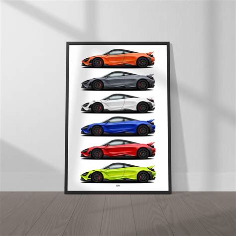 McLaren 765LT Colors Poster – Petrol Supply Co.