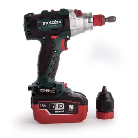 Metabo SB18LTX BL Q I 18V Brushless Combi Drill (2 x LiHD 5.