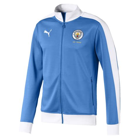 PUMA Synthetic Manchester City Fc 125th Anniversary Men's T7 Track Jacket in 01 (Blue) for Men ...