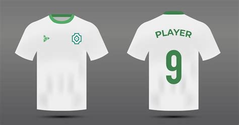 Premium Vector | Soccer jersey for Saudi Arabia national team with ...