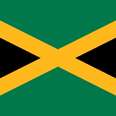 Jamaica flag, official colors. Vector illustration. 9390448 Vector Art ...