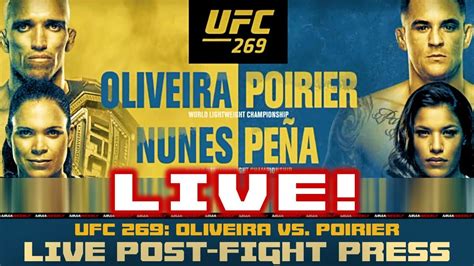 UFC 269 PRESS CONFERENCE: Charles Oliveira vs Dustin Poirier | POST ...