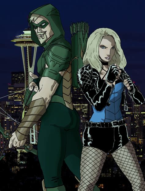 Green Arrow and Black Canary by spriteman1000 on DeviantArt