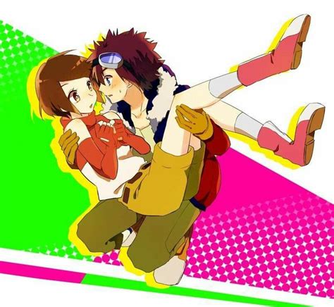 Digimon - Davis Motomiya x Kari Kamiya - Daikari | Digimon adventure, Digimon digital monsters ...