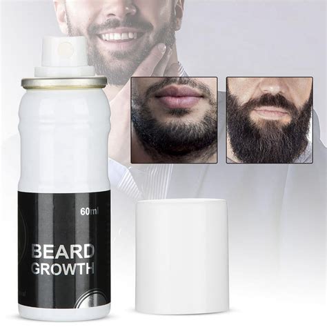 Beard growth solution 60ml Men Beard Growth Spray Natural Accelerate ...