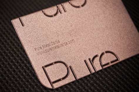 Pure Metal Cards on Behance