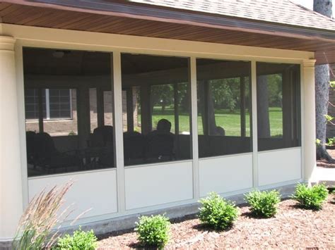 Aluminum Screened Porches | Kick Panel Enclosure