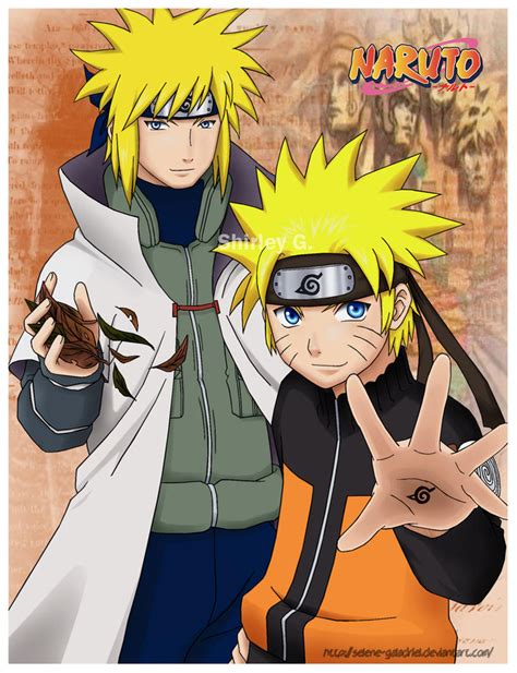 Naruto and Minato by Selene-Galadriel on DeviantArt