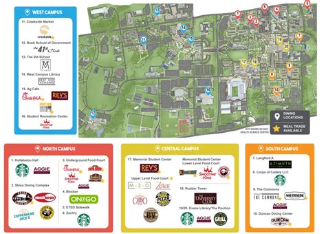 Texas A M University Campus Map - Map