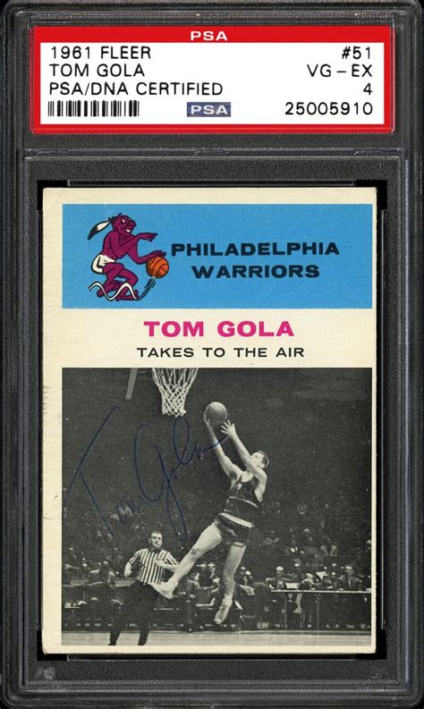 Basketball - Tom Gola - Images | PSA AutographFacts℠