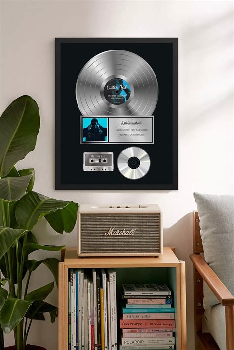 Personalized Music Plaque, Custom Plaque, Music Award, Frame Award ...