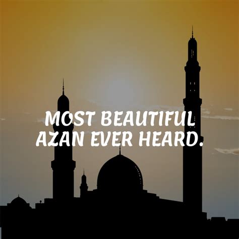 ‎Most Beautiful Azan Ever Heard - Single by الصوت الجميل on Apple Music