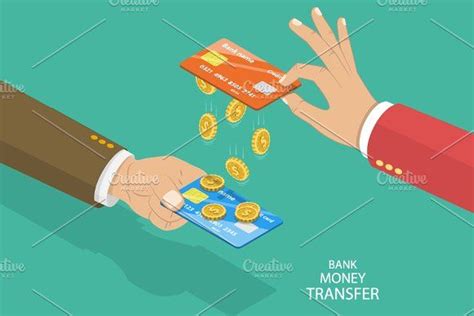 Online bank transfer | Bank, Illustration design, Transfer