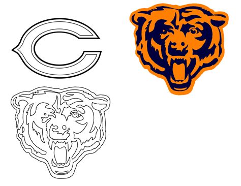 Printable Chicago Bears Coloring Pages You will receive 1 zip file includes