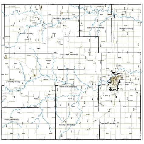 Maps – Bourbon County Kansas