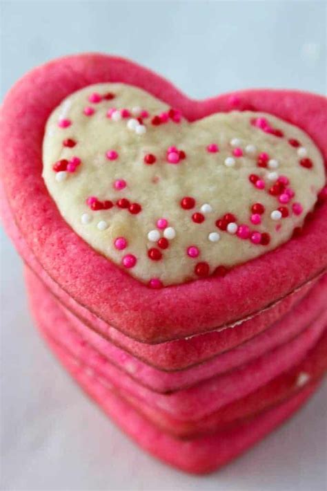 Easy Valentine's Day Sugar Cookies | Practically Homemade