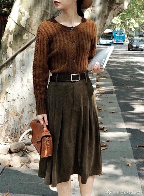 Long Skirt Outfits, Outfits Otoño, Casual Fall Outfits, Classic Outfits, Modest Outfits, Fashion ...