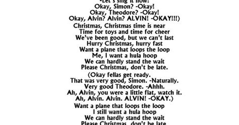 BlueBonkers: The Chipmunk Song, Free Printable Christmas Carol Lyrics Sheets : Favorite ...