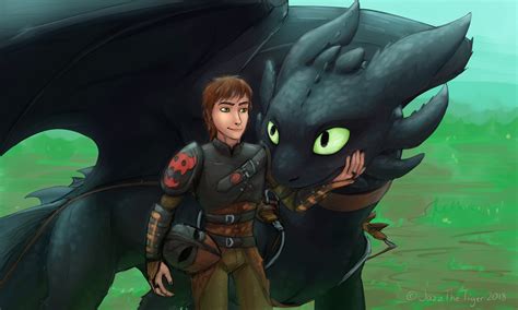 Hiccup has the BEST dragon by JazzTheTiger on DeviantArt