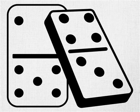 Dominoes Game Pieces Printable