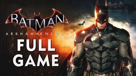 Batman: Arkham Knight - Full Game Walkthrough in 4K 60fps [120% Knightmare] - YouTube