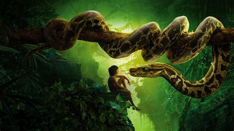 Free download | HD wallpaper: Tarzan poster, The Jungle Book, snake kaa ...