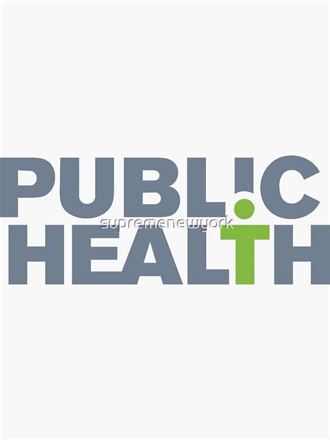 "Public Health Logo" Sticker for Sale by supremenewyork | Redbubble