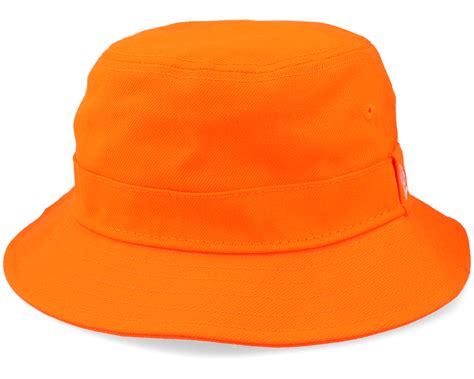 Essential Neon Orange Bucket - New Era hat - Hatstore.co.in